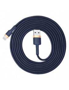 Baseus Cafule-kabel slitstark nylonkabel USB / Lightning QC3.0 1.5A 2M blå (CALKLF-CV3)