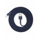 Baseus Cafule-kabel slitstark nylonkabel USB / Lightning QC3.0 1.5A 2M blå (CALKLF-CV3)