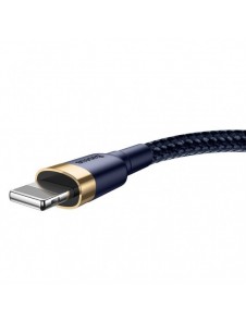 Baseus Cafule-kabel slitstark nylonkabel USB / Lightning QC3.0 1.5A 2M blå (CALKLF-CV3)