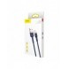 Baseus Cafule-kabel slitstark nylonkabel USB / Lightning QC3.0 1.5A 2M blå (CALKLF-CV3)