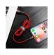 Baseus Cafule-kabel slitstark nylonkabel USB / Lightning QC3.0 1.5A 2M röd (CALKLF-C09)