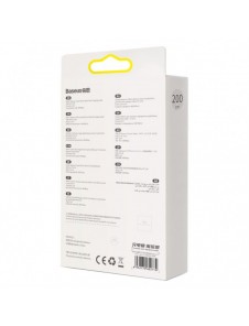 Baseus Crystal Shine Series-kabel USB-kabel för snabb laddning och dataöverföring USB Typ A - Lightning 2,4A 2m svart (CAJY00010