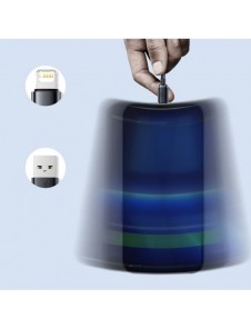 Baseus Crystal Shine Series-kabel USB-kabel för snabb laddning och dataöverföring USB Typ A - Lightning 2,4A 2m svart (CAJY00010
