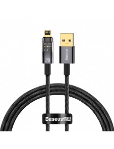 Baseus Explorer Series-kabel USB - Lightning 2.4A 1 m svart (CATS000401)