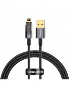 Baseus Explorer Series-kabel USB - Lightning 2.4A 1 m svart (CATS000401)