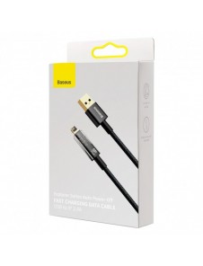 Baseus Explorer Series-kabel USB - Lightning 2.4A 1 m svart (CATS000401)