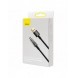 Baseus Explorer Series-kabel USB - Lightning 2.4A 1 m svart (CATS000401)