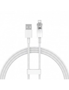 Baseus Explorer Series-kabel USB - Lightning 2.4A 1 m vit (CATS010002)