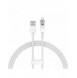 Baseus Explorer Series-kabel USB - Lightning 2.4A 1 m vit (CATS010002)