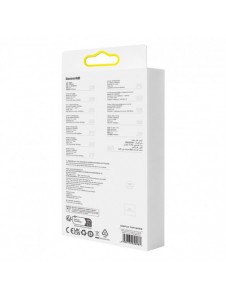 Baseus Explorer Series-kabel USB - Lightning 2.4A 1 m vit (CATS010002)