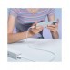 Baseus Explorer Series-kabel USB - Lightning 2.4A 1 m vit (CATS010002)