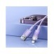 Baseus Explorer Series-kabel USB - Lightning 2.4A 1 m vit (CATS010002)