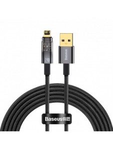 Baseus Explorer Series-kabel USB - Lightning 2.4A 2 m svart (CATS000501)