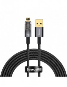 Baseus Explorer Series-kabel USB - Lightning 2.4A 2 m svart (CATS000501)