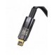 Baseus Explorer Series-kabel USB - Lightning 2.4A 2 m svart (CATS000501)