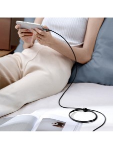 Baseus Explorer Series-kabel USB - Lightning 2.4A 2 m svart (CATS000501)