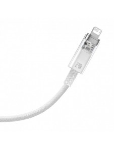 Baseus Explorer Series-kabel USB - Lightning 2.4A 2 m vit (CATS010102)
