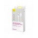 Baseus Explorer Series-kabel USB - Lightning 2.4A 2 m vit (CATS010102)