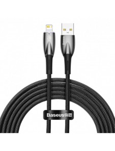 Baseus Glimmer Series kabel USB-A - Lightning 480Mb/s 2.4A 2m svart