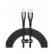 Baseus Glimmer Series kabel USB-A - Lightning 480Mb/s 2.4A 2m svart