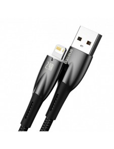 Baseus Glimmer Series kabel USB-A - Lightning 480Mb/s 2.4A 2m svart