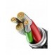 Baseus Glimmer Series kabel USB-A - Lightning 480Mb/s 2.4A 2m svart