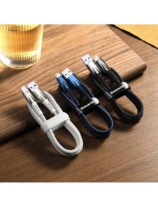 Baseus Glimmer Series kabel USB-A - Lightning 480Mb/s 2.4A 2m svart