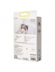 Baseus Legendarisk vinklad nylonkabel USB - Lightning för spelare 2,4A 2m svart (CALCS-A01)