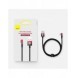 Baseus MVP 2 Vinklad armbågskabel med USB/Lightning-kontakt på sidan 1m 2,4A röd (CAVP000020)