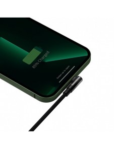 Baseus MVP 2 Vinklad armbågskabel med USB / Lightning-kontakt på sidan 2m 2,4A svart (CAVP000101)
