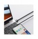 Baseus MVP 2 Vinklad armbågskabel med USB / Lightning-kontakt på sidan 2m 2,4A svart (CAVP000101)