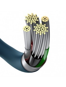 Baseus Superior kabel USB - Lightning 2,4A 1 m Blå (CALYS-A03)