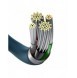 Baseus Superior kabel USB - Lightning 2,4A 1 m Blå (CALYS-A03)