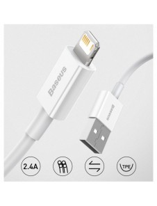 Baseus Superior kabel USB - Lightning 2,4A 1 m Blå (CALYS-A03)