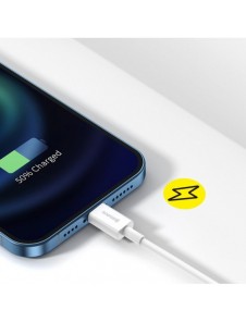 Baseus Superior kabel USB - Lightning 2,4A 1 m Blå (CALYS-A03)