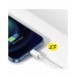 Baseus Superior kabel USB - Lightning 2,4A 1 m Blå (CALYS-A03)