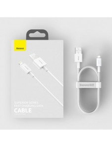 Baseus Superior kabel USB - Lightning 2,4A 1 m Blå (CALYS-A03)