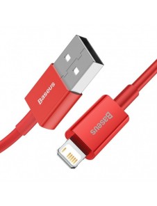 Baseus Superior USB - Lightning-kabel 2,4 A 1 m röd (CALYS-A09)
