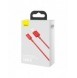 Baseus Superior USB - Lightning-kabel 2,4 A 1 m röd (CALYS-A09)