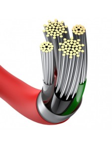 Baseus Superior USB - Lightning-kabel 2,4 A 1 m röd (CALYS-A09)