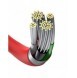 Baseus Superior USB - Lightning-kabel 2,4 A 1 m röd (CALYS-A09)