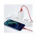 Baseus Superior USB - Lightning-kabel 2,4 A 1 m röd (CALYS-A09)