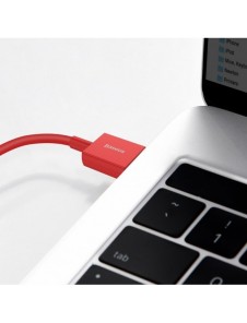 Baseus Superior USB - Lightning-kabel 2,4 A 1 m röd (CALYS-A09)