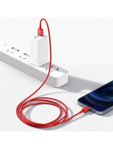 Baseus Superior USB - Lightning-kabel 2,4 A 1 m röd (CALYS-A09)