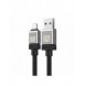 USB - Lightning 2.4A 2m kabel Baseus CoolPlay - svart
