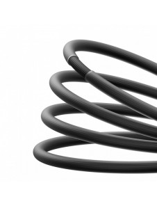 USB - Lightning 2.4A 2m kabel Baseus CoolPlay - svart