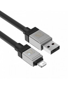 USB - Lightning 2.4A 2m kabel Baseus CoolPlay - svart