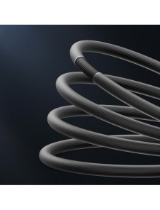 USB - Lightning 2.4A 2m kabel Baseus CoolPlay - svart