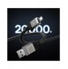 USB - Lightning 2.4A 2m kabel Baseus CoolPlay - svart