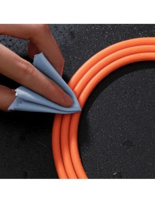 USB - Lightning 2.4A 2m kabel Baseus CoolPlay - svart
